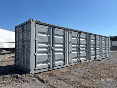 2025 40 ft High Cube Multi-Door Storage Container