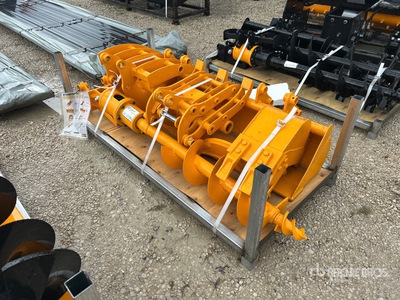 Quantity of (8) 2026 GIYI Cat 301 VCA-8 Mini Excavator Attachments (Unused)
