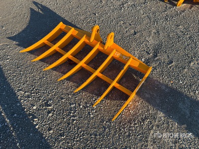 2026 GIYI 46 in Excavator Rake - Fits Cat 303 (Unused)