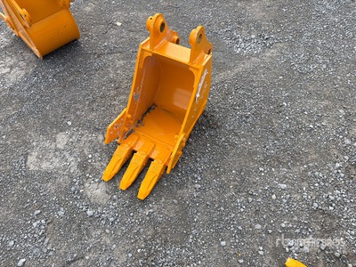 2026 GIYI GY-BK 12 in Digging Excavator Bucket - Fits Cat 303 (Unused)