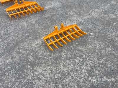 2026 GIYI pro fit to cat 303 Râteau de pelleteuse (Unused)