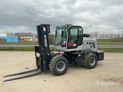 2026 JQ POWER CPC35 3500 kg 4x4 Rough Terrain Forklift (Unused)