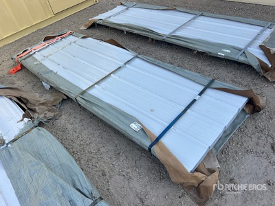 2026 SKLP SKL100 118in x 37in Galvalume Steel Siding Roofing Baustahl (Unused)