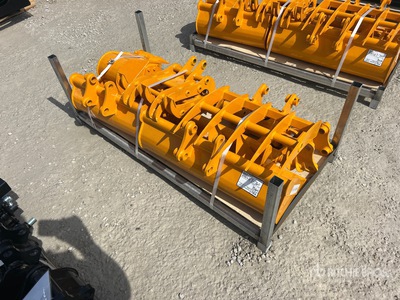 Quantity of (8) 2026 GIYI Cat 301 VCA-8 Mini Excavator Attachments (Unused)