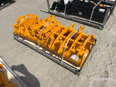 Quantity of (8) 2026 GIYI Cat 301 VCA-8 Mini Excavator Attachments (Unused)