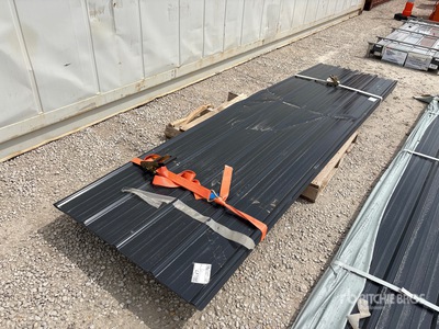 Quantity of (100) 2026 SKLP SKH100 Galvanized Steel Panel (Unused)