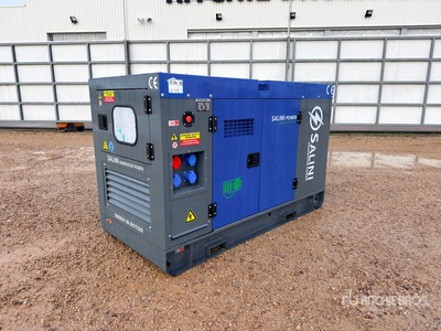 2025 Salini VG-R30 37.5 kVA Skid-Mounted 30kW Generator Set (Unused)