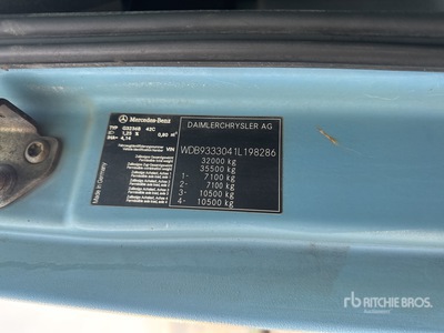 2007 Mercedes-Benz Actros 3236 8x4 Camion Malaxeur Mixer Truck