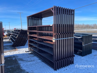 Quantity of (21) 2026 BYT ALYFRMGTE102 10 ft x 5 ft Wrought Iron Alley Frame Puerta de ganado (Unused)