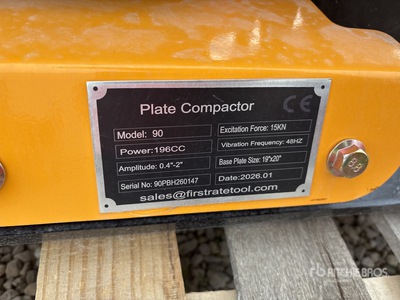 2026 SDLOOL SL90 Vibratory Plate Compactor (Unused)