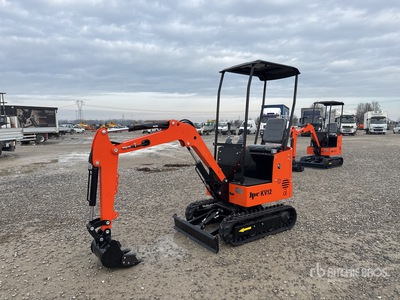 2025 JPC KV12 Mini Excavator (Unused)