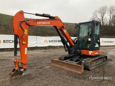 2024 Hitachi ZX55U-6 CLR Mini Excavator