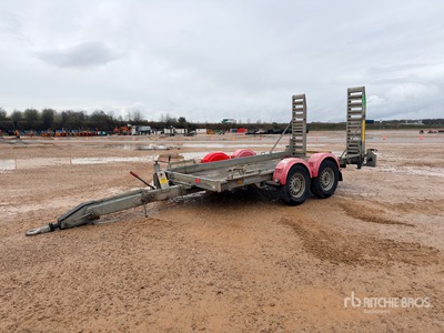 Hubiere H212L14CF 2740 kg T/A Remorque 2 Essieux Equipment Trailer