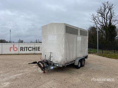 2003 VSN Original T/A Remorque Plateau 2 Essieux Flatbed Trailer