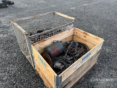 Quantity of (2) Crates of Mercedes-Benz Mercedes Engine Parts