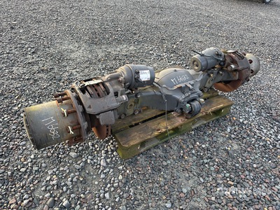 truck axle with diskbrakes