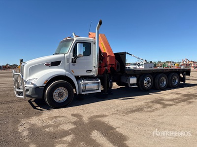 Palfinger PK32080 Knuckle Boom on 2021 Peterbilt 579 شاحنة رافعة