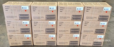 (12) Cases of Genuine U.S. G.I. Military MRE'S (Meals ready to Eat) 7/25