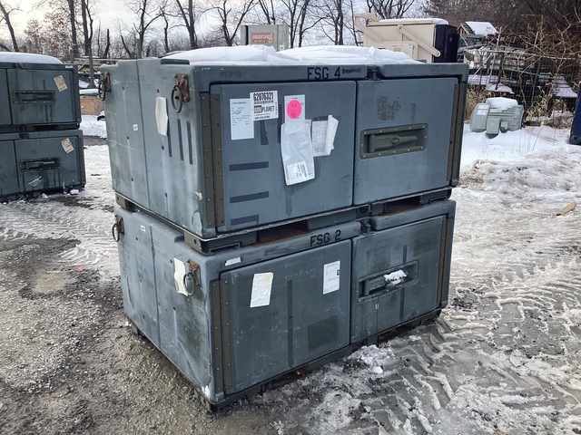 (2) Willard 305344-1 Mobility Containers