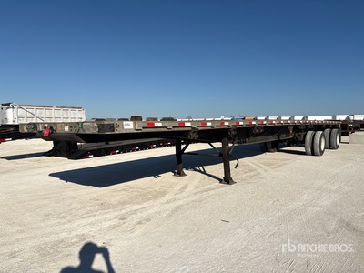 2000 Fruehauf 48 ft T/A Spread Axle Flatbed Trailer