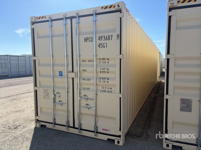 2025 40 ft High Cube Storage Container