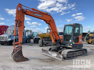 2018 Doosan DX85R-3 Mini pelle hydraulique