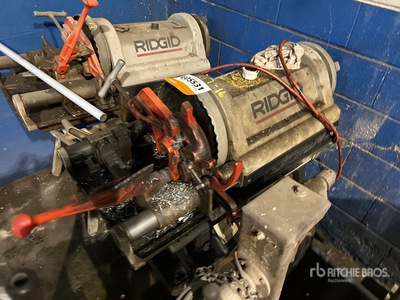 Ridgid Pipe Threading Machine