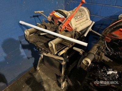 Ridgid Pipe Threading Machine