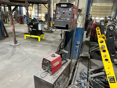 2011 Lincoln Flextec 450 220 A Mobile MIG Electric Welder