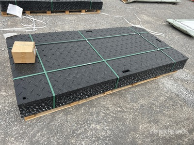 Quantity of (12) 2026 SKLP SK-LJB12 94 in x 47 in Polyethylene Traffic Plates (Unused)