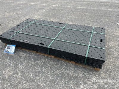 Quantity of (12) 2026 SKLP SK-LJB12 94 in x 47 in Polyethylene Traffic Plates (Unused)