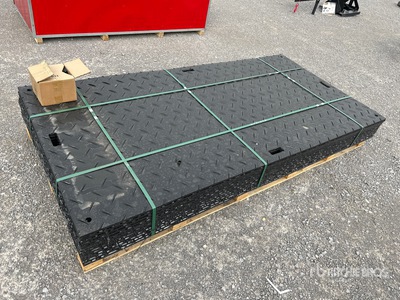 Quantity of (12) 2026 SKLP SK-LJB12 94 in x 47 in Polyethylene Traffic Plates (Unused)