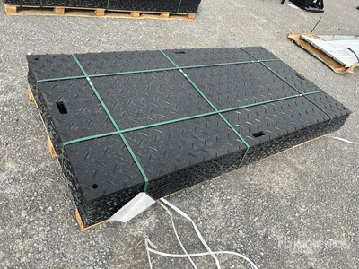 Quantity of (12) 2026 SKLP SK-LJB12 94 in x 47 in Polyethylene Traffic Plates (Unused)