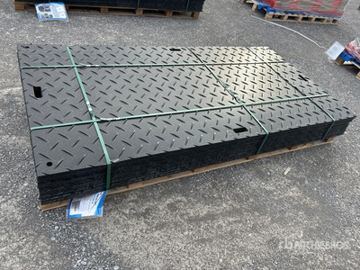 Quantity of (12) 2026 SKLP SK-LJB12 94 in x 47 in Polyethylene Traffic Plates (Unused)