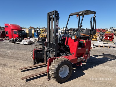 2012 Moffett M55 5500 lb 3x3 Truck Mounted Forklift