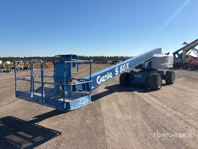 2012 Genie S-80X 4WD Diesel Nacelle téléscopique