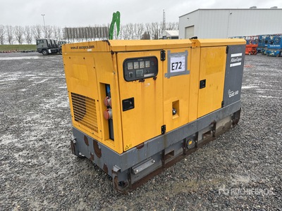 2012 Atlas Copco QAS60 60 kVA Skid-Mounted Generator Set