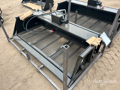 2026 GIYI GY-VB59 59 in Vibrating Skid Steer Screening Bucket (Unused)