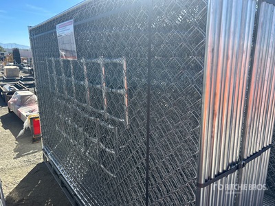 Quantity of (20) 2026 SUNTOP S0610 10 ft x 6 ft Chain Link Temporary سياج الموقع (Unused)