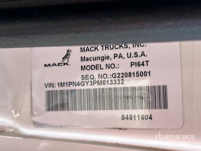 2023 Mack PI64T Pinnacle 6x4 Cabina per trattore stradale