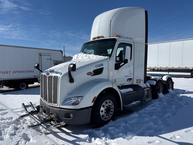 2019 Peterbilt M579 6x4 T/A Day Cab Truck Tractor