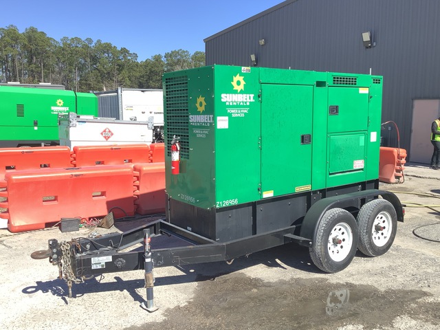 2006 Multiquip Whisperwatt DCA-70USI 70 kVA Mobile Generator Set