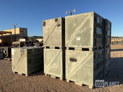 (10) Plastics Research Pallet Containers