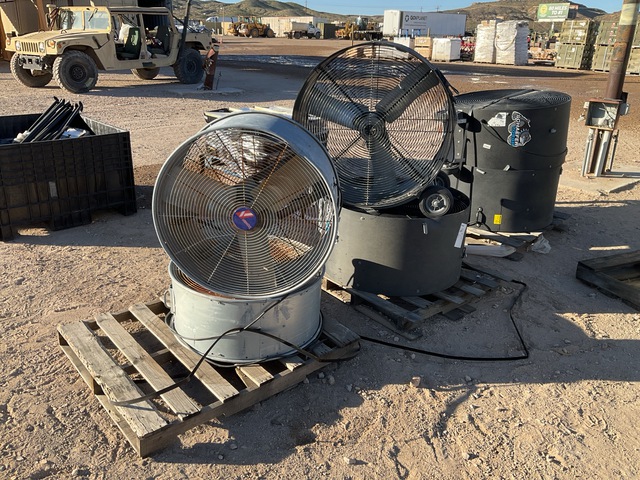 (6) Assorted Industrial Fans