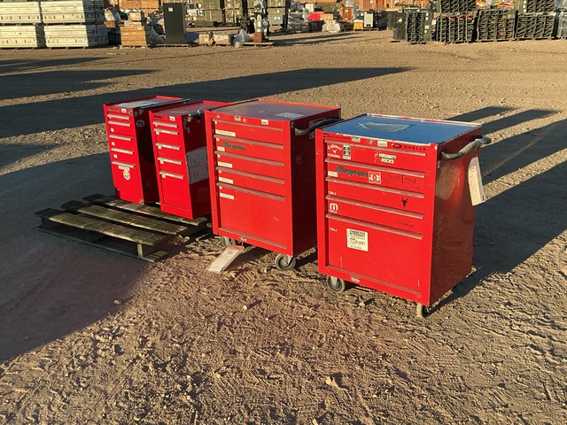 (2) Kennedy Tool Boxes & (2) Snap-On Tool Boxes