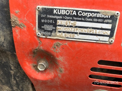 2021 Kubota KX057-5 Mini Excavator