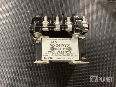 (3) Eaton MS24193-D1 Relays