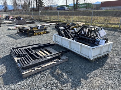 Quantity of (8) 2026 Mower King SAII100 48 in Skid Steer Forks (Unused)