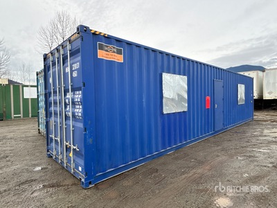2022 8 ft x 40 ft Container Shelter