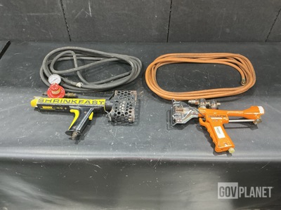 (1) Ripack 920 Shrink Gun & (1) Gloucester Engineering 975 Shrinkfast Heat Gun